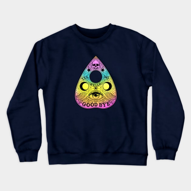 Ouija Planchette Board. All seeing eye Crewneck Sweatshirt by OccultOmaStore